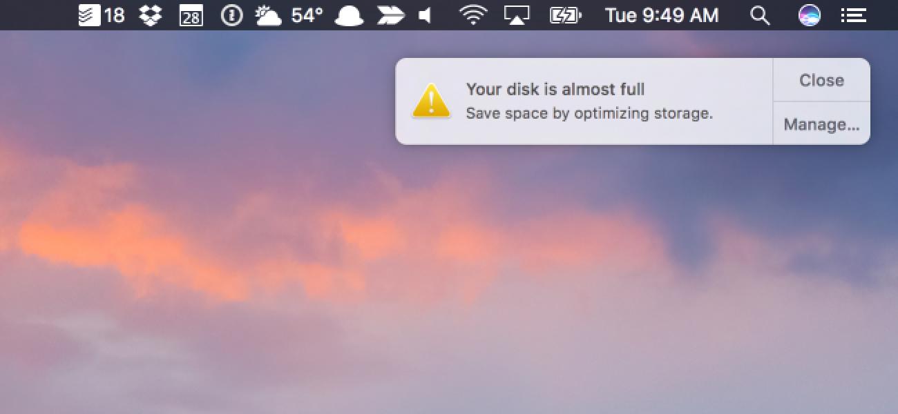 disk space full mac best cleaner